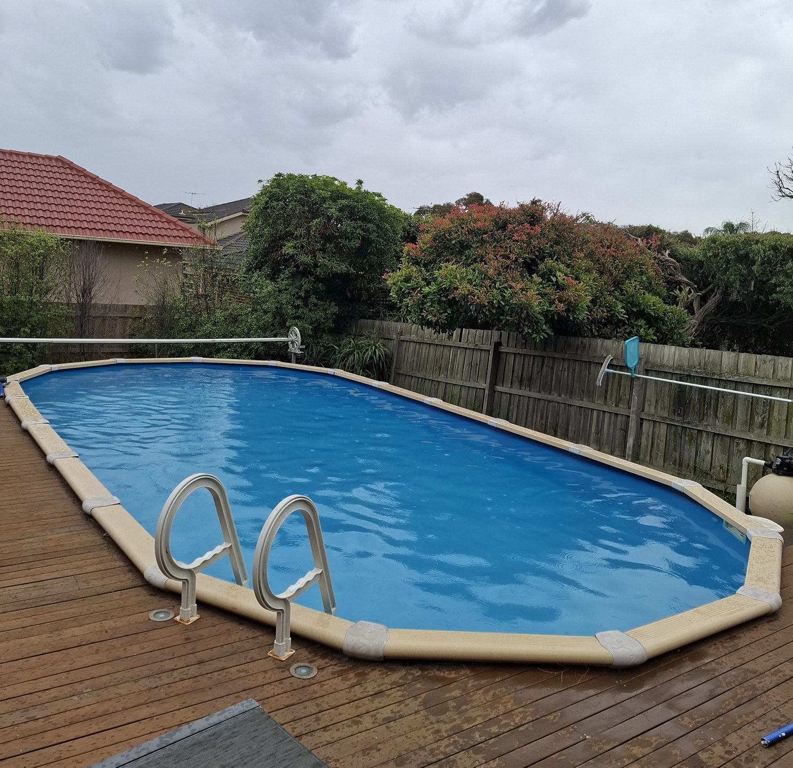 green pool cleaning